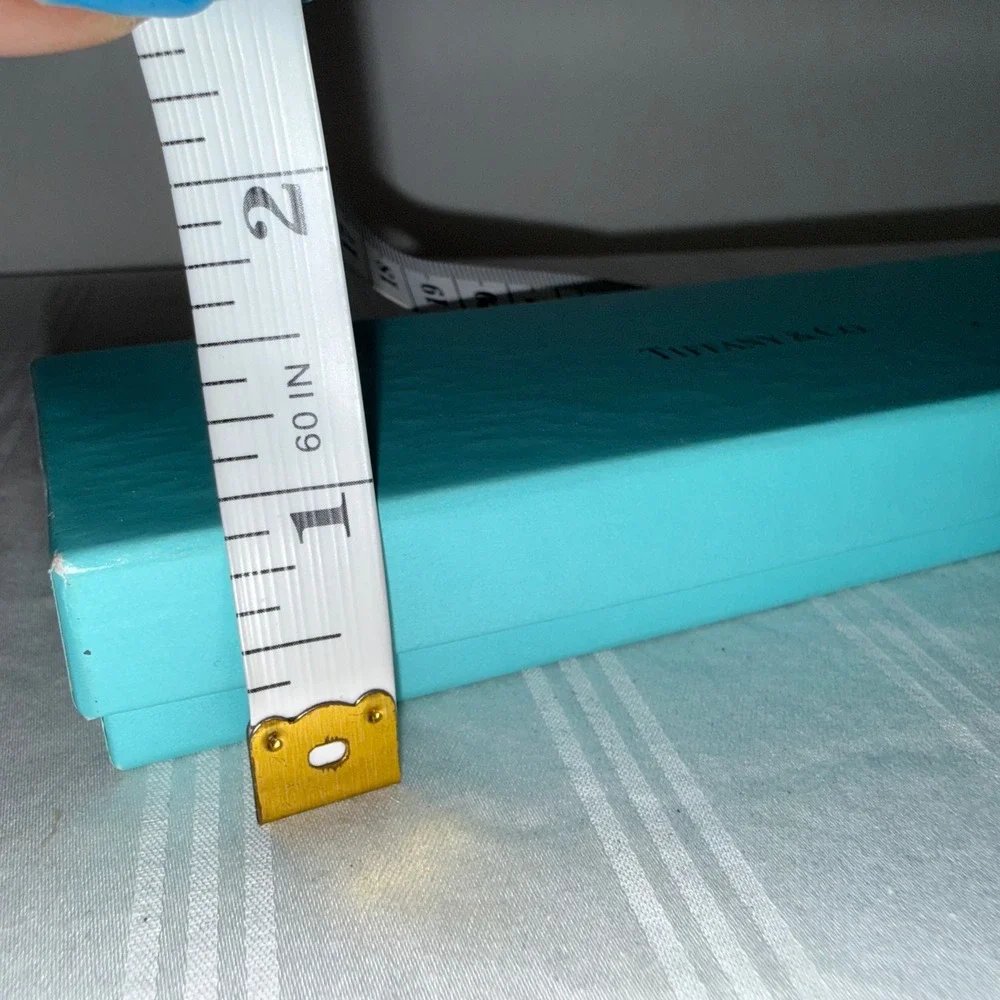 Tiffany & Co Blue Jewelry Gift Box Rectangular 7x2.25 Replacement Storage Box